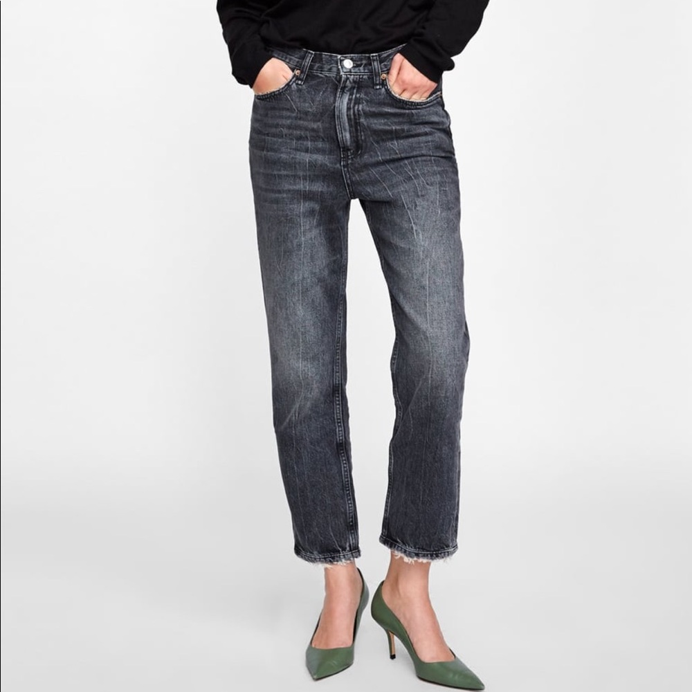 Zara woman high waisted premium jeans - Picture 3 of 8